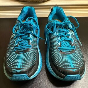 Hoka Blue and Black Women's Sneakers